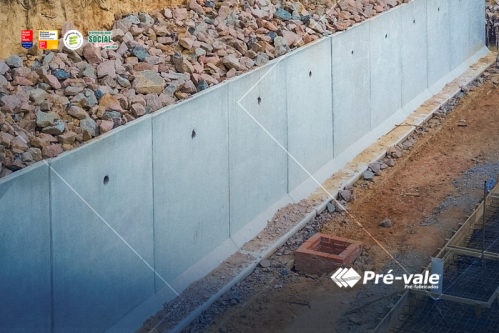 Muro de contenção pré-fabricado: alta resistência estrutural e agilidade na montagem